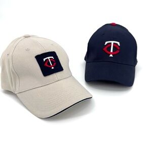 NWT (2) VTG-2005 Minnesota Twins Baseball Caps
